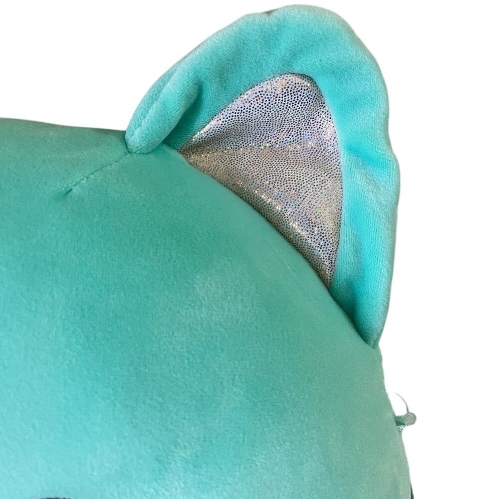 Squishmallows Charisma Mint Cat 12 Inch Heart String Lights 2024 Plushy NWT - Picture 7 of 11